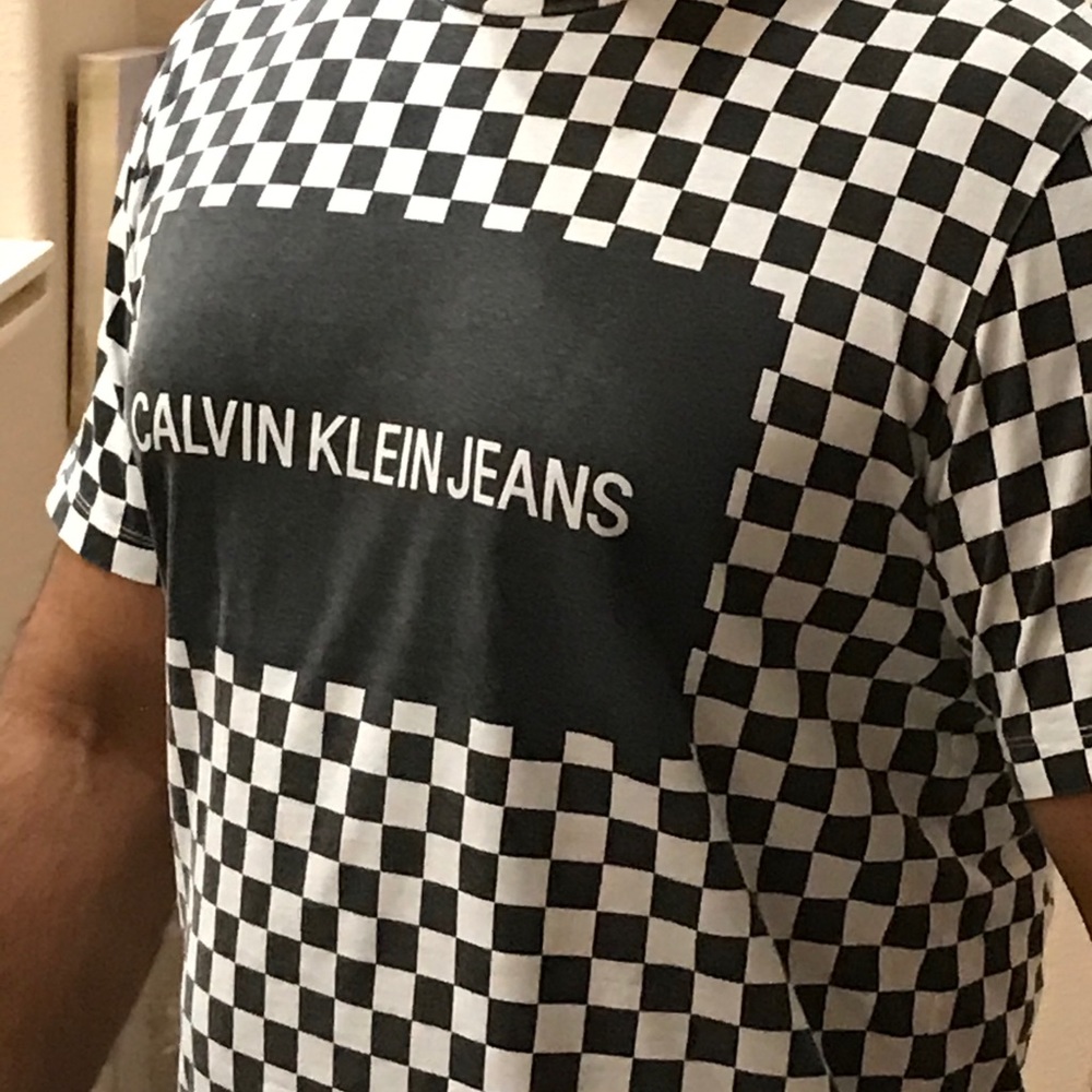 Calvin Klein Jeans checkered short sleeve t-shirt